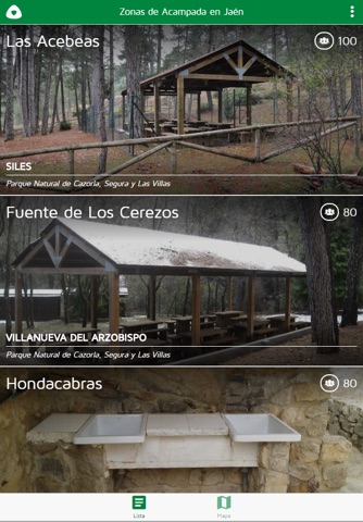 Zonas de Acampada en Jaén screenshot 3