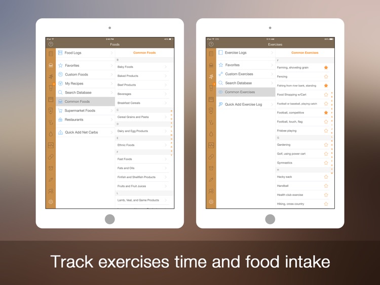 Daily Carb Pro for iPad - Carbs Counter & Tracker