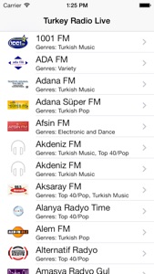 Turkey Radio Live Player (Turkish / Türkiye / Türkçe / Turk / Türk radyo) screenshot #3 for iPhone