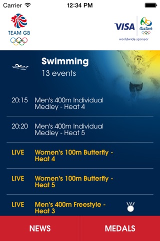 Team GB Live screenshot 2