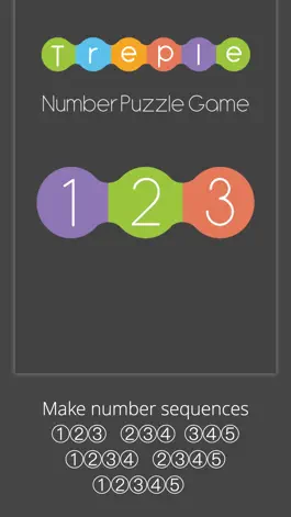 Game screenshot Treple - Original Number Puzzle Game apk