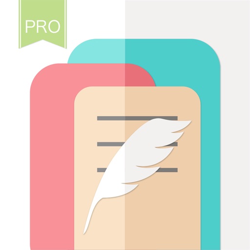 Multicolor memos Pro-Notebook,Lock,Portable,Icloud Icon