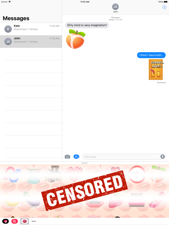 Screenshot #4 pour Dirtymojis Dirty Emoji Sticker