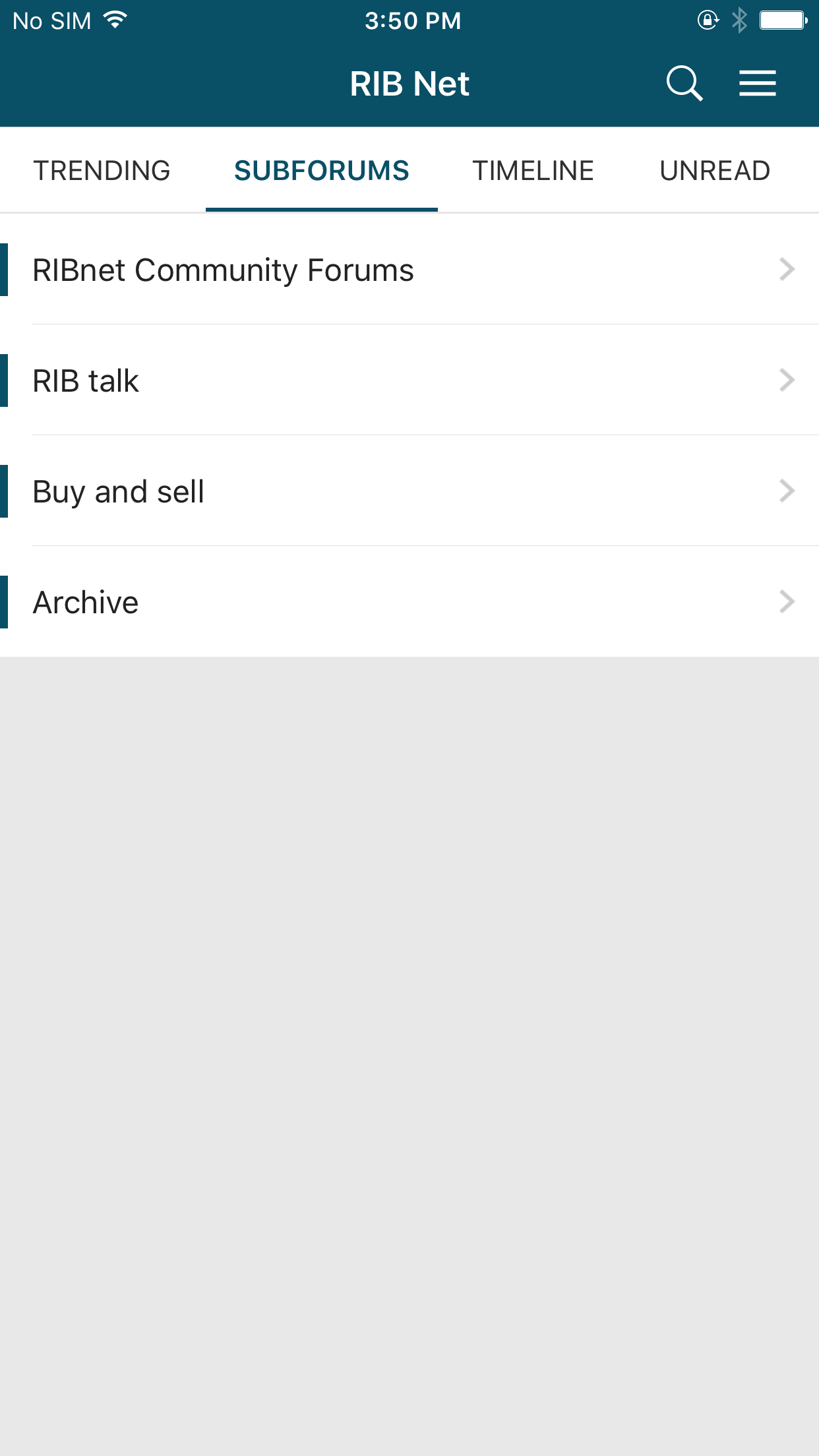 RIBnet Forums