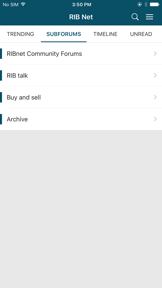 RIBnet Forums screenshot