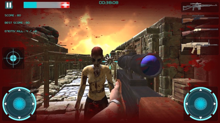 Walking Zombies - A Scary Halloween Horror 3D Game screenshot-4