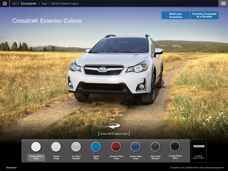 2017 Subaru Crosstrek Guided Tour - eBrochure