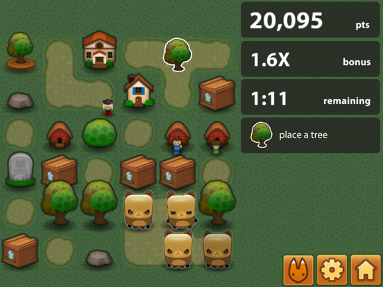 Screenshot #2 for Triple Town - Fun & addictive puzzle matching game