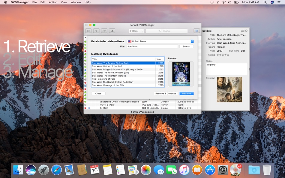 #2. DVDManager (macOS) By: Fennel Software