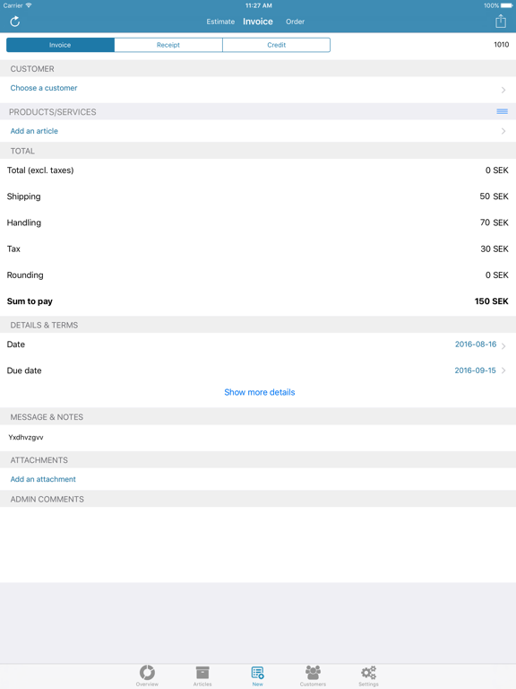 App screenshot