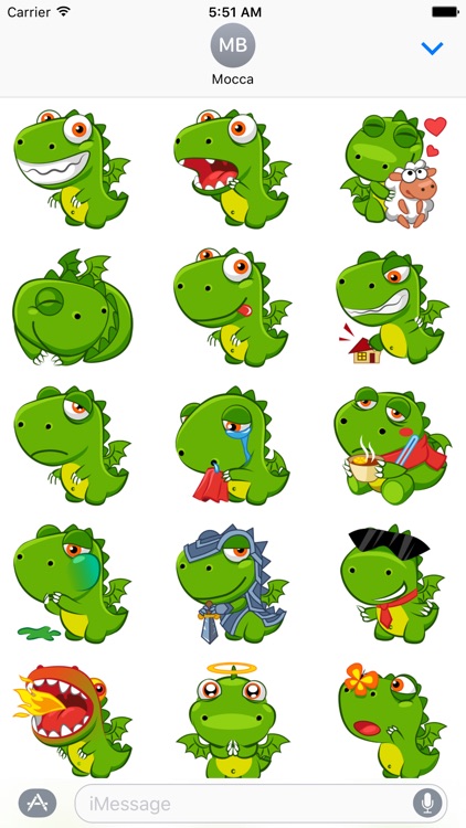 Cute Dragon Stickers