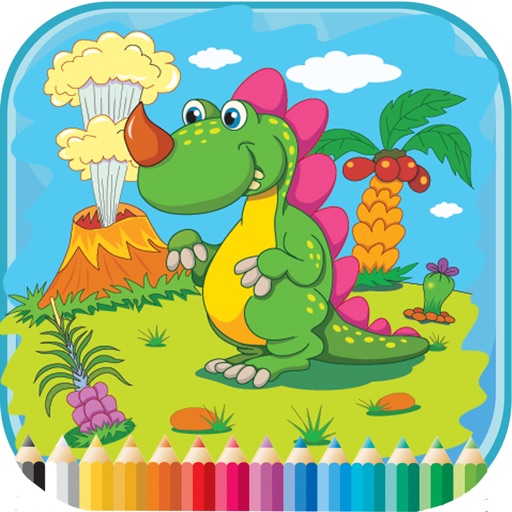 Dinosaur Coloring Book - For Kids iOS App