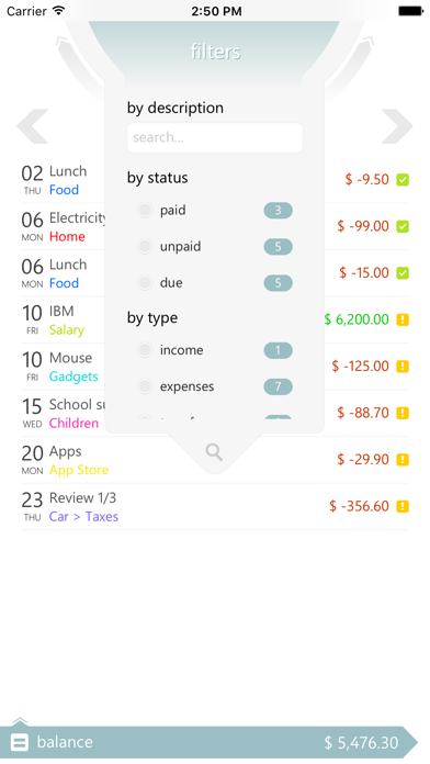 Money Care - Bills Screenshot