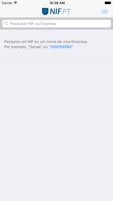 Screenshot #1 pour NIF.PT