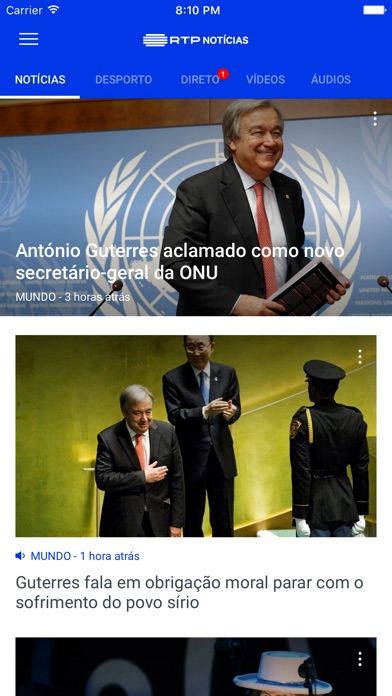 【图】RTP Notícias(截图1)