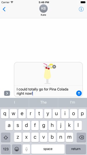 Mixed Drinks Sticker Pack for iMessage