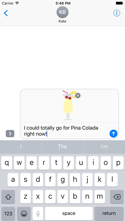Mixed Drinks Sticker Pack for iMessage