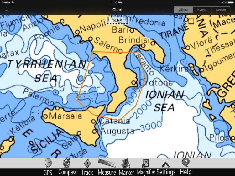 Calabria Nautical Charts Pro screenshot-4