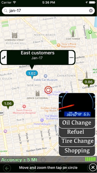 Parking+GPS Locations screenshot1