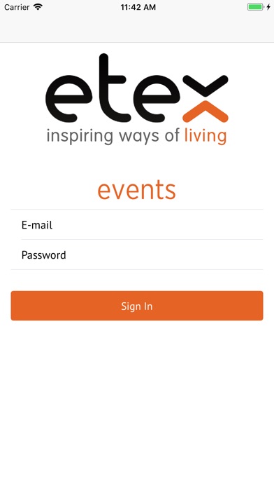 Etex Events screenshot 2