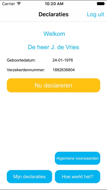Azivo Declaratie-App