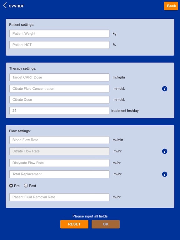 Screenshot #6 pour CRRT Dose Calculator