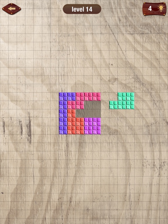 Wood Block Puzzle Game – Fantastic Matching Game For Brain and Cool Problem Solving Free App iPad screenshot