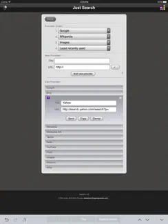 Just Search - Free iPad image 3