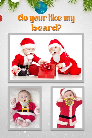 Christmas Moustache Booth Pro - Sticker Photo Editor to Grow Santa Claus Beard over Yr Face screenshot 4