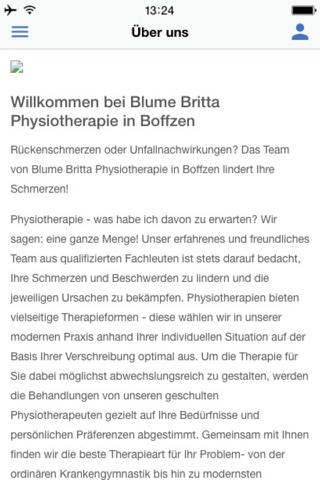 Blume Britta Physiotherapie screenshot 2