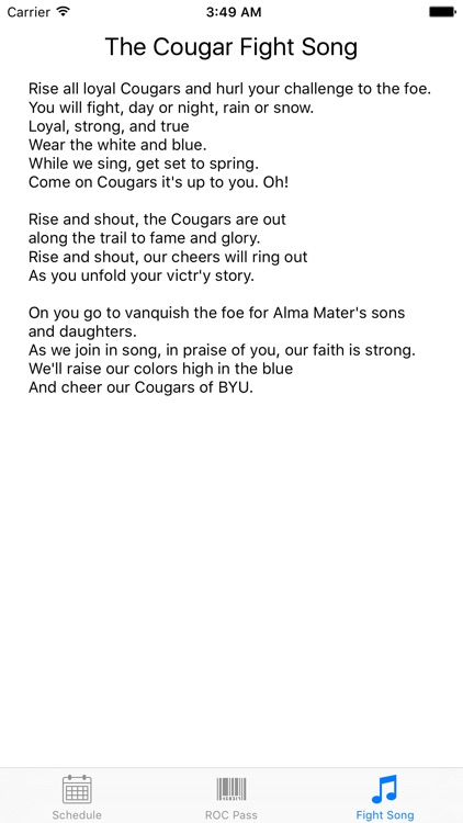 ROC Pass - Your Pass for the BYU Student Section