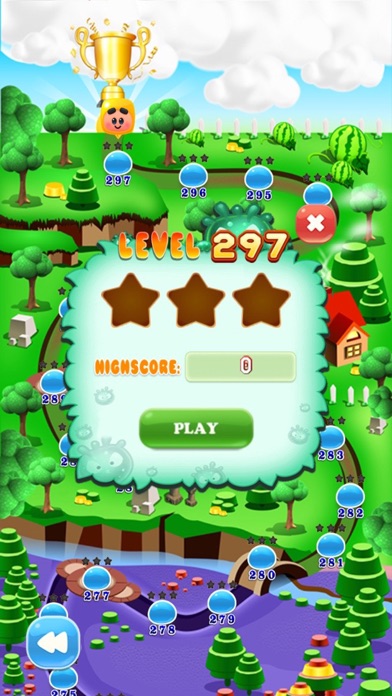 Screenshot #1 pour Fruit Garden Smasher -Faites glisser Drawpipe Bump