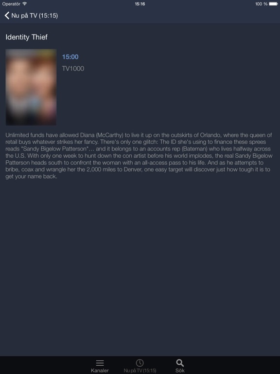 Screenshot #6 pour Sverige TV Guide för iPad