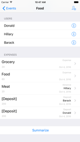 My Expenses - Split expenses with friends screenshot