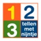 Leer samen met nijntje en haar vriendjes tellen van één tot en met tien in deze leuke educatieve app voor peuters en kleuters