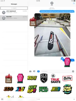 True Skate Stickers iPad image 4