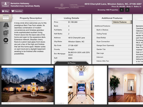 BHHS NC Real Estate for iPad screenshot 3