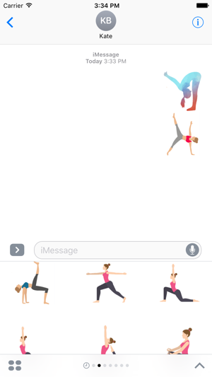 Yoga Stickers Pack(圖2)-速報App