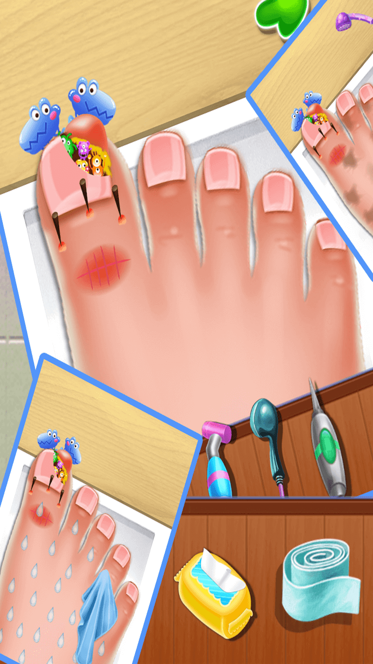 Nail doctor : Kids games toe surgery doctor games