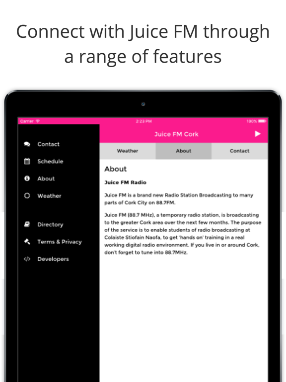 Screenshot #6 pour Juice FM Cork