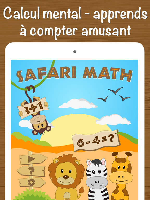 Screenshot #4 pour Safari Math Free - Mathématiques addition et soustraction jeu pour les enfants