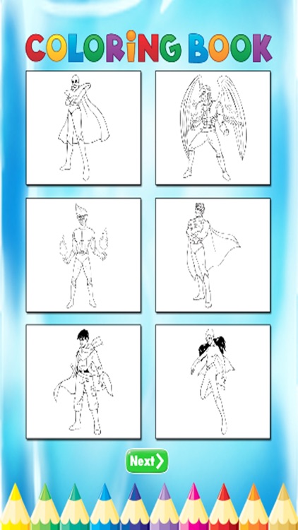 Total hero coloring book - for Kid