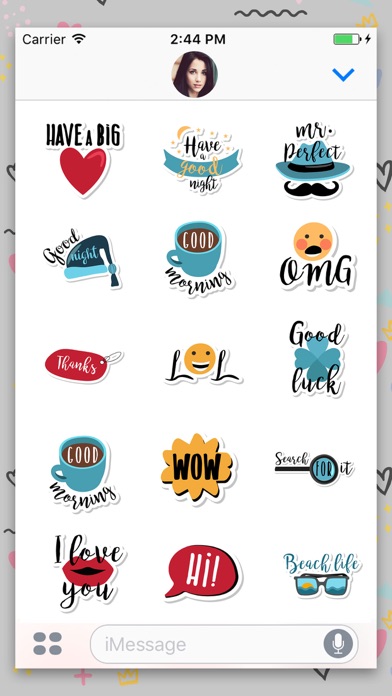 Everyday Animated Text Sticker screenshot 3
