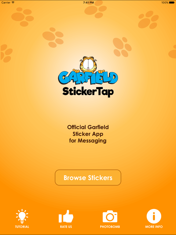 Screenshot #4 pour Garfield - StickerTap