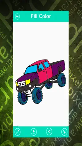 Game screenshot Vehicle Coloring Book-Car Drawing & Painting Pages hack