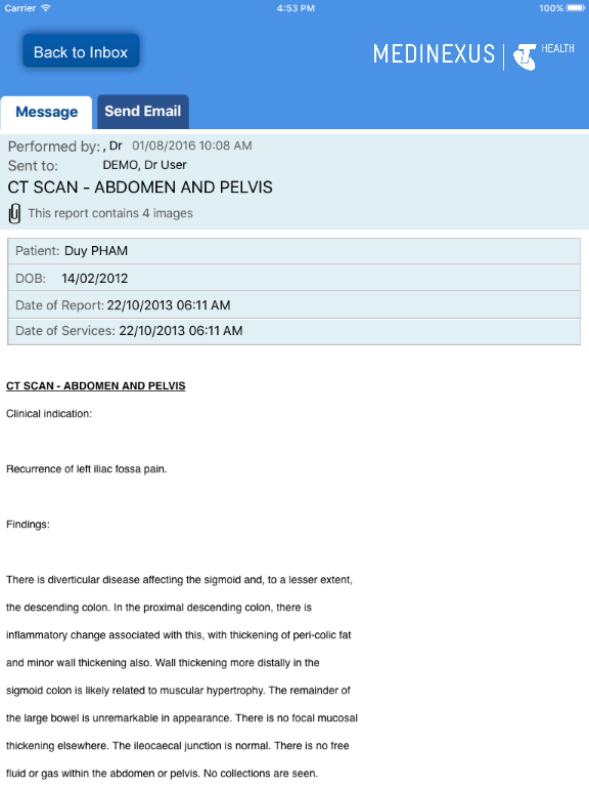 Medinexus Mobile for Patients screenshot 9