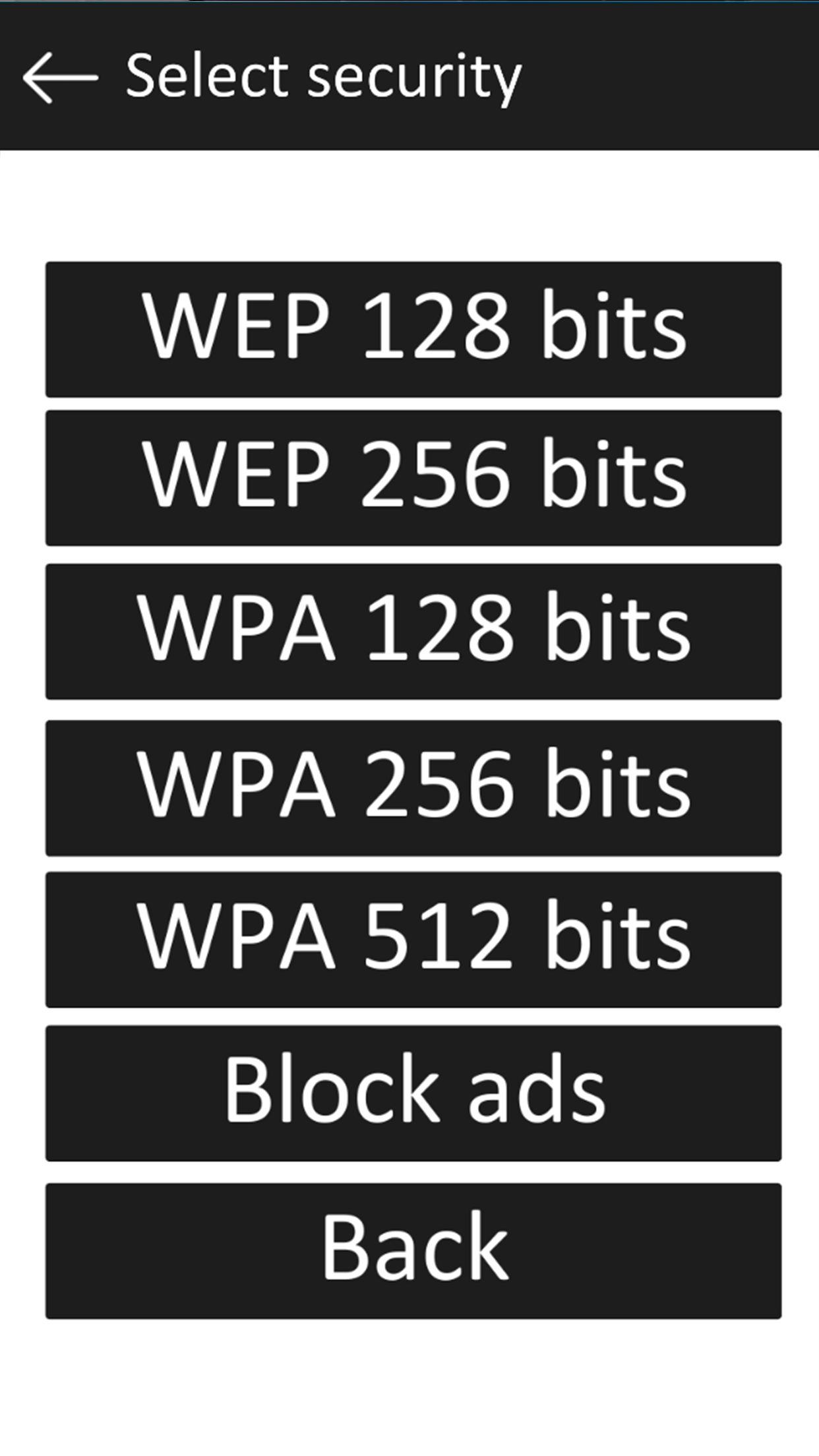 Wifi password app screenshot 2