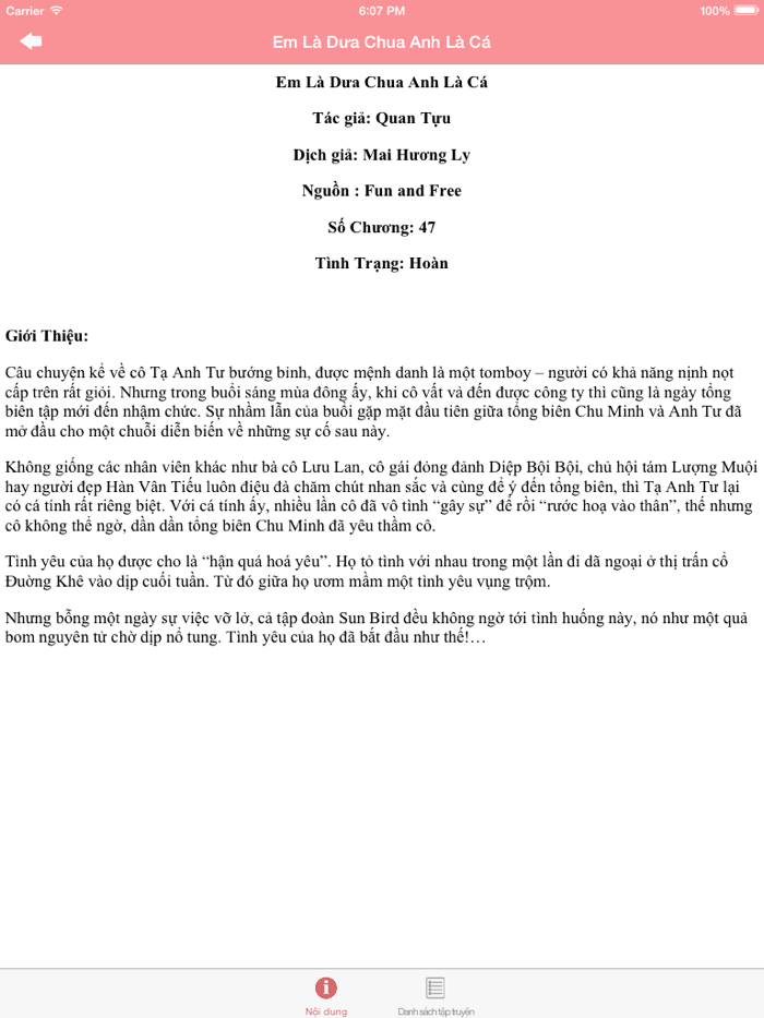 Kho truyện chữ - Truyện tình yêu