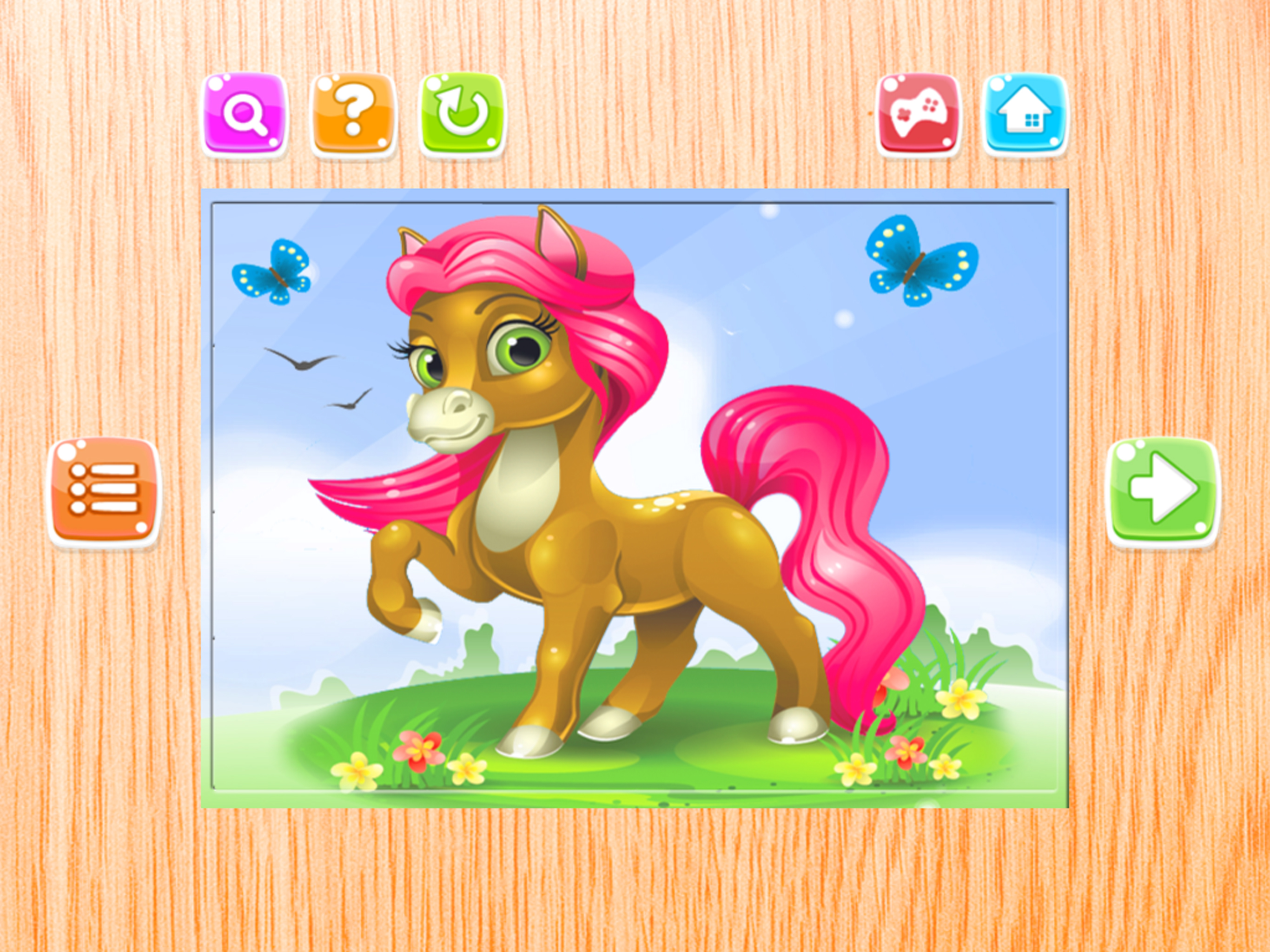 Cartoon Puzzle Pony Jigsaw Puzzles Box For Kids screenshot 6