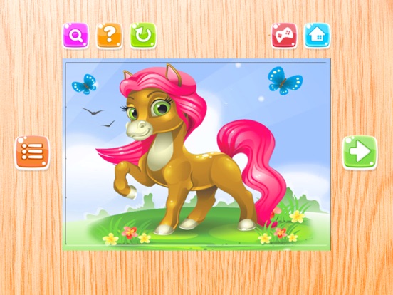Screenshot #6 pour Dessin animé Puzzle Poney Scie sauteuse Enfants
